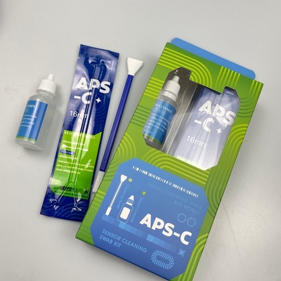 2 in 1 Typ 16mm Breite APS-C Kamera Sensor Reinigung Swab Kit mit 10 Stück Clean Stick