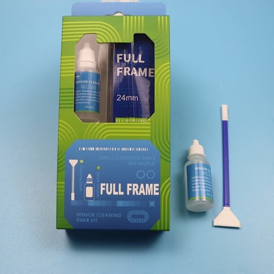 2 in 1 Lint-freie Kamera Reiniger Mikrofiber Sensor Swab Vollformat Kamera Reinigung Kit mit Flüssigkeit