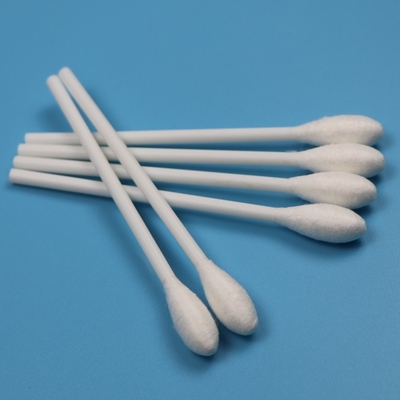 Einwegs 10cm PP Stick Großer runder Kopf Qtips Medizinischer Baumwollschwab-Applikator