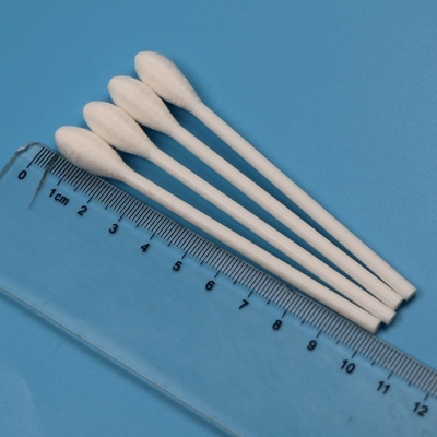 Einwegs 10cm PP Stick Großer runder Kopf Qtips Medizinischer Baumwollschwab-Applikator