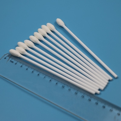 Einweg-weißer PP-Stick 10mm Großrunder Kopf Baumwollknospen Medizinischer Baumwollswab-Applikator