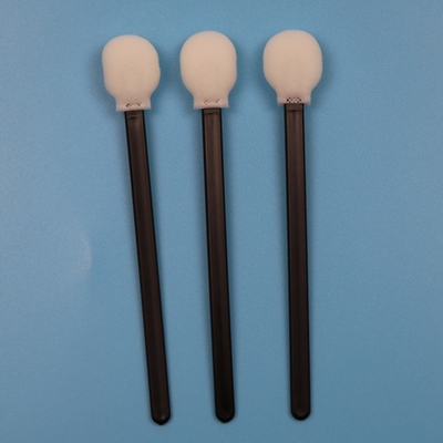 708 Lint-freier schwarzer Griff Kreisförmiger Schwammstick Reinigungsraum-Swab Autospflege Lollipop-Schaum-Swab