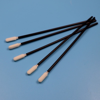 TX740 Lintfreier 6,5 &quot;Langer schwarzer Griff Schwamm Reinraum-Swab Auto Reinigungsschaum-Swab