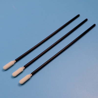 TX740 Lintfreier 6,5 &quot;Langer schwarzer Griff Schwamm Reinraum-Swab Auto Reinigungsschaum-Swab