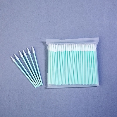 TX750 Typ Scharfe Schaumspitzen-Swabs 76mm Länge Staub entfernen Lint-freie Industrie-Swab