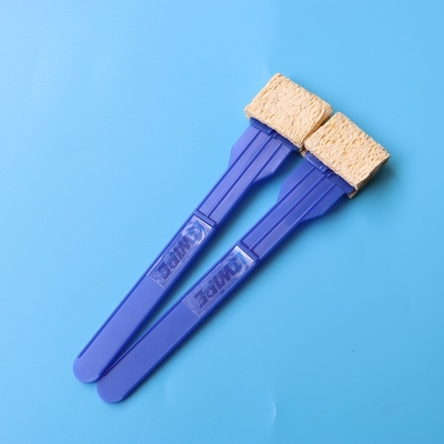 High Absorbency Rechteckiger Stick Montiert Schwamm Swab Medizinische Zellulose Schaum Swab Applikator