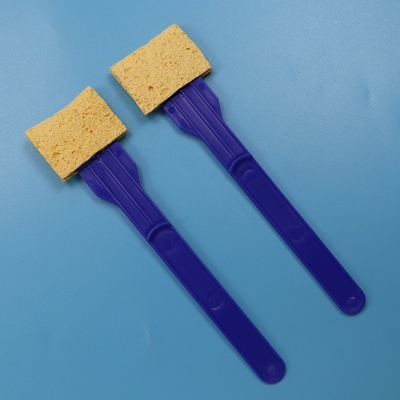 Hohe Absorptionsfähigkeit Umweltoberflächenprobenahme Schaumspülungen Zellulose Stick Montierte Schwammspülung für das Labor