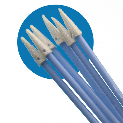 Blauer Griff Doppelspitze Sponge Detail-Swab Präzision Reinigung Schaum-Swab für Reinraum