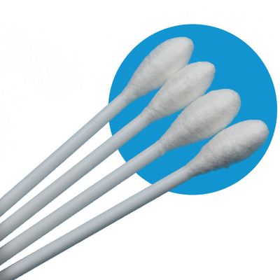 10cm PP Stick Großer runder Kopf Baumwollknospen Medizinische Qtips Baumwollswab-Applikator