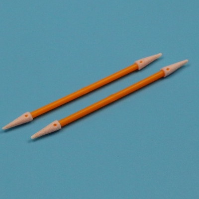 Lintfreier Orange Stick Doppelspitzen Spitzen Schwamm Detaillierte Spülung Reinraum Schaumspülung
