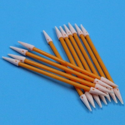 Lintfreier Orange Stick Doppelspitzen Spitzen Schwamm Detaillierte Spülung Reinraum Schaumspülung
