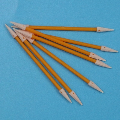 Lintfreier Orange Stick Doppelspitzen Spitzen Schwamm Detaillierte Spülung Reinraum Schaumspülung