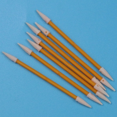 Lintfreier Orange Stick Doppelspitzen Spitzen Schwamm Detaillierte Spülung Reinraum Schaumspülung