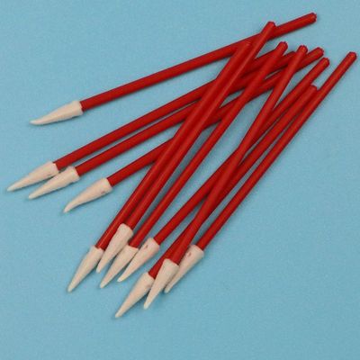 Fusselfreies rotes PP-Stab-Schaumstoff-Detailing-Tupfer-Mikrofaser-Autoreinigungs-Tupfer-Kit für Präzisionsreinigung