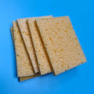 6 * 8 * 0,5 cm hoch absorbierender rechteckiger Zellulose-Schwamm-Tupfer, Umwelt-Oberflächen-Probenahmetupfer für Lebensmittel