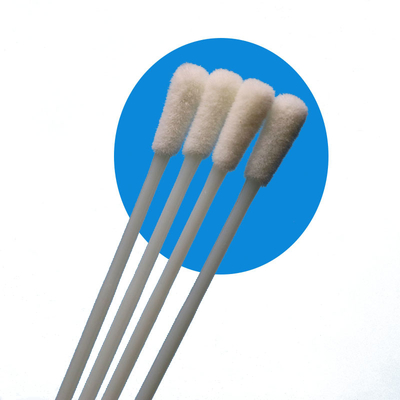146mm einzeln verpackter, beflockter Nylon-Mundabstrichtupfer, steriler Probenentnahme-Tupfer ohne Bruchstelle für medizinische Zwecke