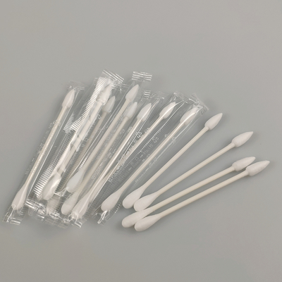 Professionelle Salon-Wattestäbchen einzeln verpackt, runde / spitze Spitzen für Wimpernverlängerungen und Spa-Anwendungen