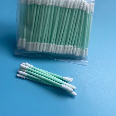 72mm beidseitiger Schaumstoff-Tupfer - 3,8x3,4mm kleine Spitze - für PCB-Lötpads, Steckverbinderstifte & Chip-Rückstände - 100 Stück