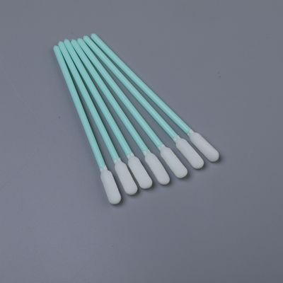 6 mm Rundfoam Spitze Reinigung Swab mit robustem grünen Griff Lint frei Präzisionsreinigung Applikator Länge 100 mm