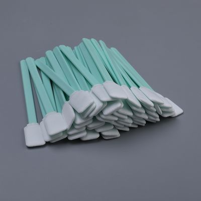 Doppelschicht Polyester Reinigung Swab Flat Rechteckkopf 15mm Lint frei Elektronik Reinigung Swab 125mm 100pcs