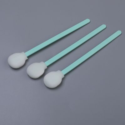 128 mm langer Schwammtupfer mit runder Spitze für präzise Reinigung – 50 Stück pro Packung