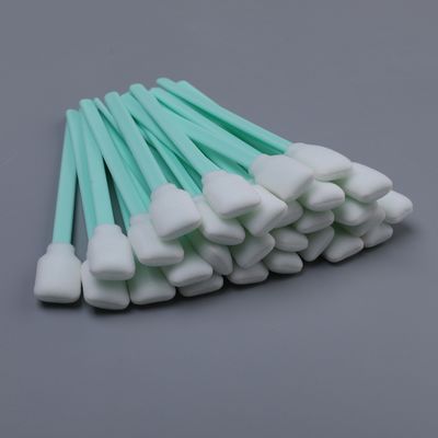 TX707 Stil Druckerkopf Reinigung Spülspül Lint frei Hohe Dichte Schaum Spitze PP Griff Reinraum Spülspül 128mm 50pcs Pack