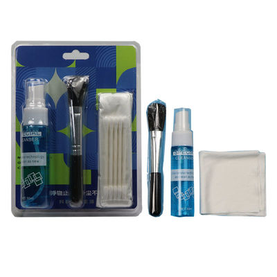 4 in 1 tragbare Mikrofaser-Reinigungstücher Bildschirmreiniger Laptop-Linsenreinigungskit mit Lösung