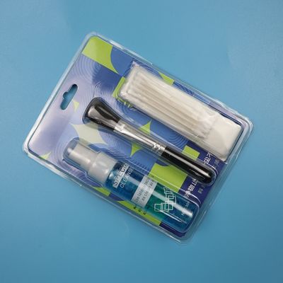 4 in 1 tragbare Mikrofaser-Reinigungstücher Bildschirmreiniger Laptop-Linsenreinigungskit mit Lösung