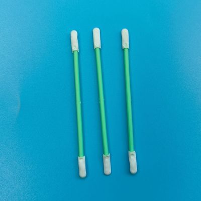 TX758 Fusselfreies, doppelseitiges ESD-Polyester-Wattestäbchen, Präzisions-Reinraum-Detailing-Wattestäbchen zur Staubentfernung