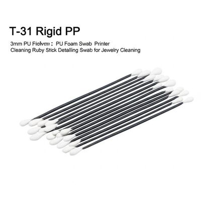 T-31 Starr-PP-Stick 3mm PU-Schaum-Swab-Drucker zur Reinigung Ruby-Stick Detail-Swab für Schmuckreinigung