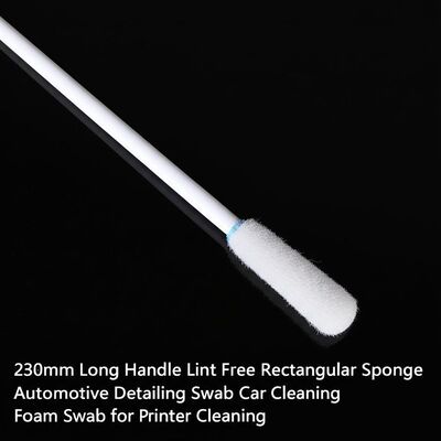 230mm Langgriff Lintfrei Rechteckige Schwamm Automotive Detail Swab Autoreinigung Schaumspülspülspül für Druckerreinigung