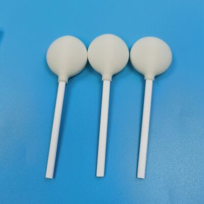 Non-Fluorescent Medical Sponge Applicator: 30mm Broad Round Tip for Large Surface Wound Cleansing & Sensitive Tissue Safe
