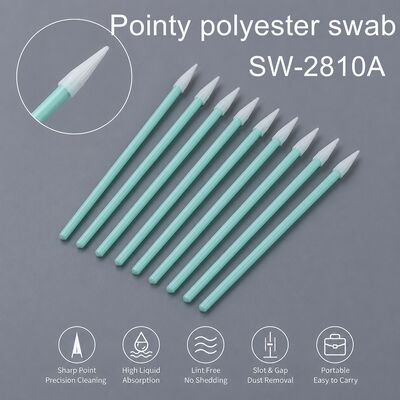 Scharfpunkt-Polyester-Swab für Elektronik-Optische Linsen-PCB-Tastatur-Lückenreinigung