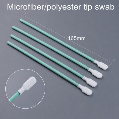 TX761 Reinraum Polyester-Swab mit Lint-freien Spitze und langlebige PP-Handgriff für PCB und optische Linsen Reinigung 6,6 Zoll 100pcs