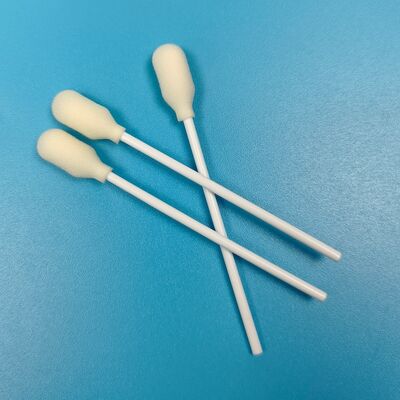 Einweg-weiße PP-Stick-Schaumbedeckung Baumwollschwamm-Stick-Schaumspitze für medizinische Untersuchungen