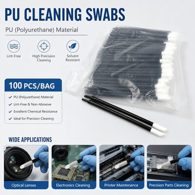 T-11 Ruby Stick Lint Free Swab 5 mm Hochabsorptions PU-Schaum, waschbar und ohne Lint für Drucker- und optische Reinigung