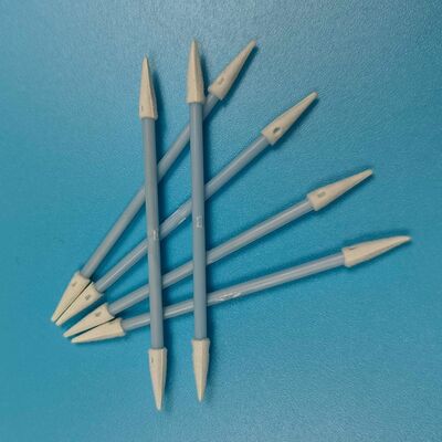 Fusselfreier Mini-Spitzschwammtupfer mit blauem Griff, 3,6 mm, Autoreinigungs-Detaillierungstupfer, Präzisionsreinigungs-ESD-Schaumtupfer für Reinräume