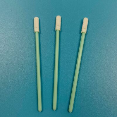 TX758 Fusselfreier, kleiner, flacher Reinraum-Tupfer, Halbleiter-Reinigungs-ESD-Polyester-Tupfer, Präzisions-Reinigungstupfer