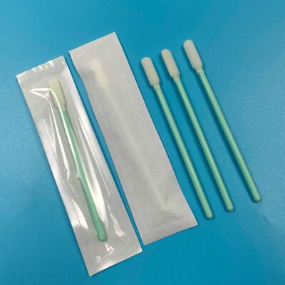 Individual Wrapped Polyurethane Foam Tip Swab Sterile Oral Swab Specimen Collection Swab with PP Stick