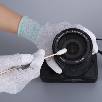 154 Millimeter-Schaum-Reinigungs-Putzlappen, Stock-Wattestäbchen-Drucker-Kopf DSLR hölzerner