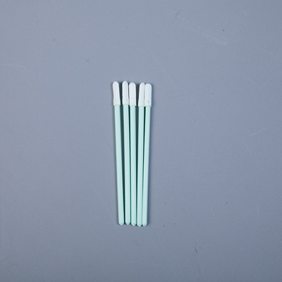 TX743B-wischt Mikrowattestäbchen-Stock, Gewebe Hirsekorn-grünen Stock auf