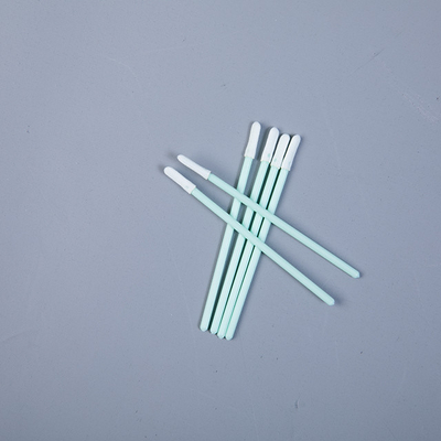 TX743B-wischt Mikrowattestäbchen-Stock, Gewebe Hirsekorn-grünen Stock auf