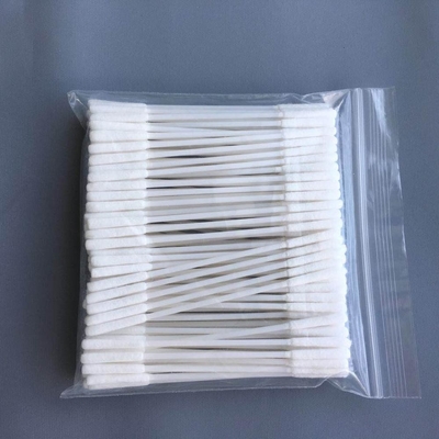 Vielzweckbaumwollreinigung wischt doppelte Ebenen-Kopf-Polyester-Stock-Material auf