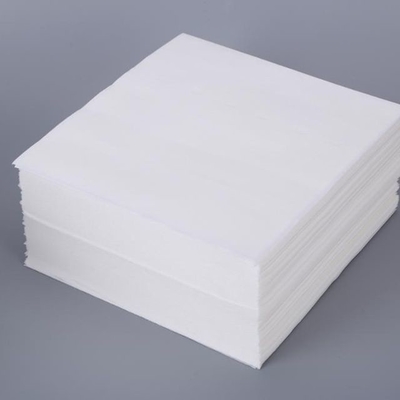 Weißes/Blau nicht gesponnenes Microfiber-Stoff Soem-Logo für Optik-Reinigung