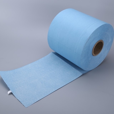 Reinigungs-Papier-Rolle Eco freundliche blaue, industrielles Papierhandtuch Rolls 25 x 37 cm