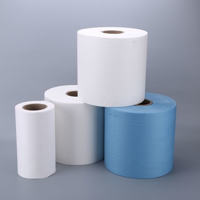 Reinigungs-Papier-Rolle Eco freundliche blaue, industrielles Papierhandtuch Rolls 25 x 37 cm
