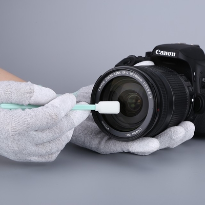 Rechteckiges Microfiber wischt grünen pp.-Stock, sterile Reinigungs-Putzlappen für Drucker auf