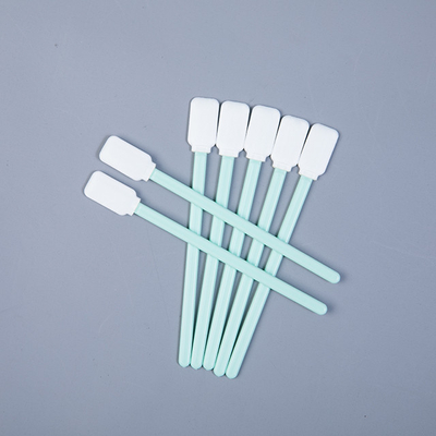 Rechteckiges Microfiber wischt grünen pp.-Stock, sterile Reinigungs-Putzlappen für Drucker auf