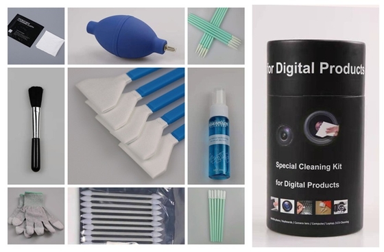 9 in 1 spezieller Kamera-Sensor-Reinigungsausrüstung mit Reinigungs-Spray
