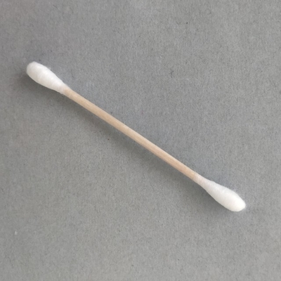 Hölzerner Bambusknospen-Wegwerfputzlappen der baumwolle100pcs